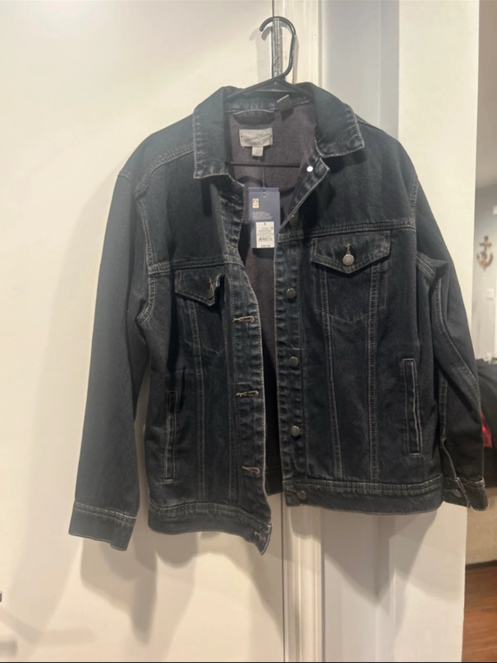 NWT Universal Thread Black Denim Jean Jacket